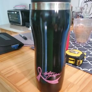 Harley Davidson breast cancer edition tumbler
